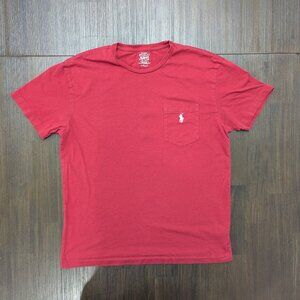 Polo Ralph Lauren | Men's Small Dark Red T-Shirt with White Pony